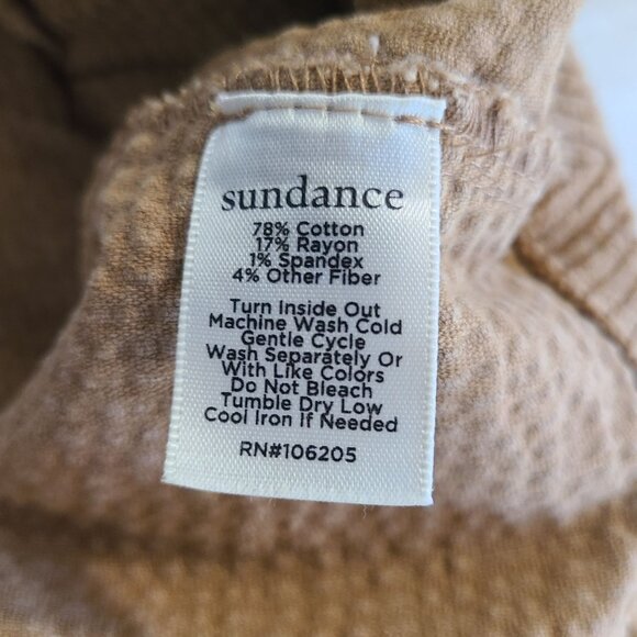 Sundance Corduroy Brown Crop Pants Wide Leg Fall Transition Preppy Women 16 - Picture 8 of 10